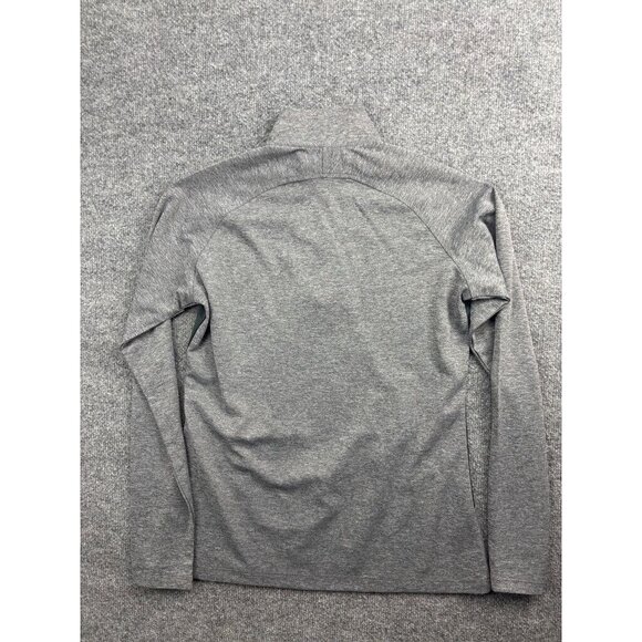 Adidas Track Jacket Women's Medium Gray 1/4 Zip Pullover Athletic Soccer - Picture 6 of 6